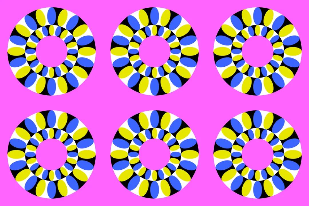 视错觉填色2019,视错觉颜色