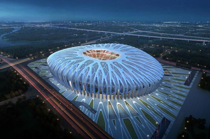 恒大新球场布局,恒大新球场建设过程