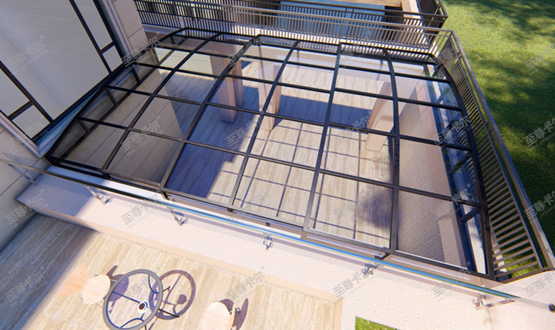 庭院自动开合屋顶能做多大,小院自动开合屋顶