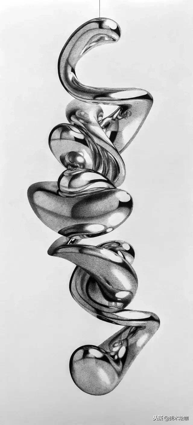 用1支针管笔点画了200小时，结果很惊人