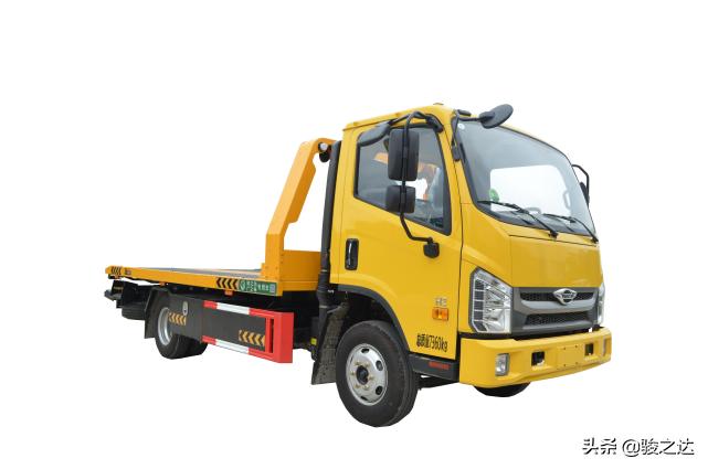 多种型号一拖二平板清障车价目表,小型清障车拖车什么品牌好