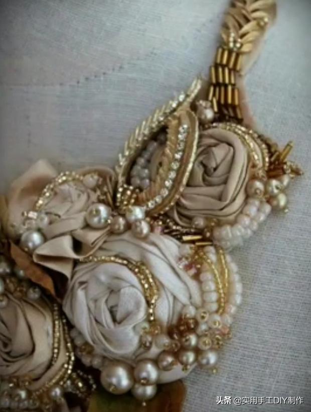 颈饰diy教程,漂亮的颈部装饰品