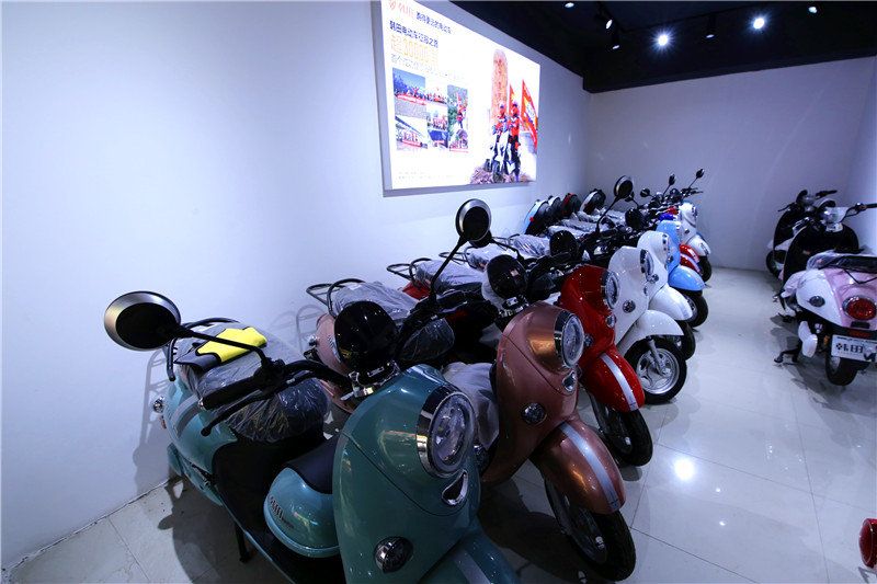 为了带老伴出去游玩方便两千多买了一辆两轮电动车