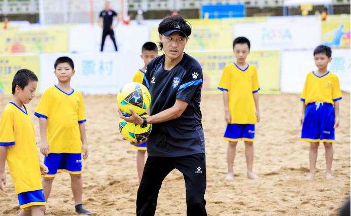 2020海南沙滩足球明星公开课开课啦！前国脚王涛亲自授课