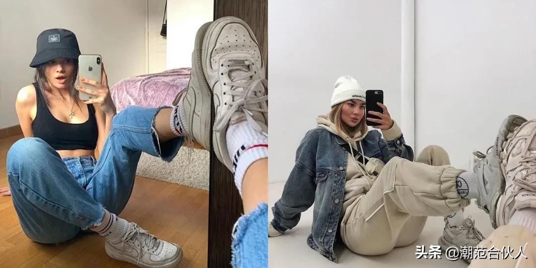 只会卖弄性感？实际上女sneaker的拍照姿势，那叫一个野