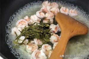 正宗的龙井虾仁,简单的龙井虾仁