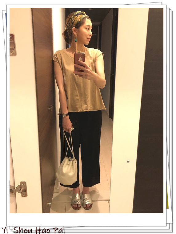 优衣库穿搭夏季女生阔腿裤,优衣库窄版阔腿纯棉女裤