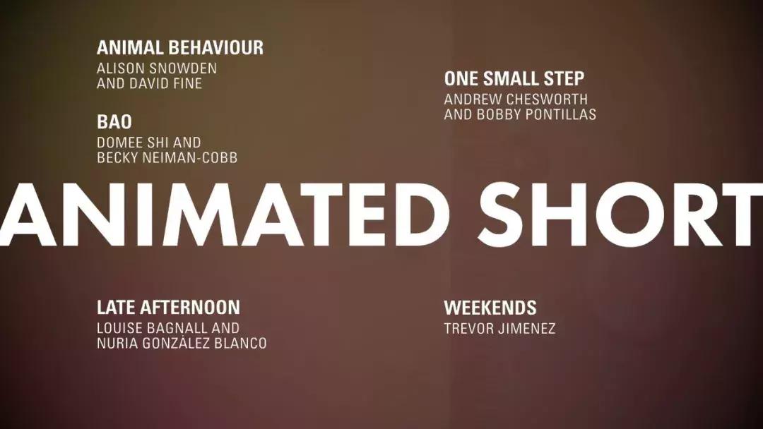 获奖奥斯卡最佳短片,第90届奥斯卡最佳动画短片提名