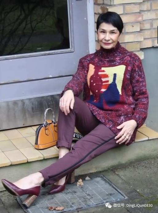 中老年人女冬季针织衫教程,针织中老年女装新款