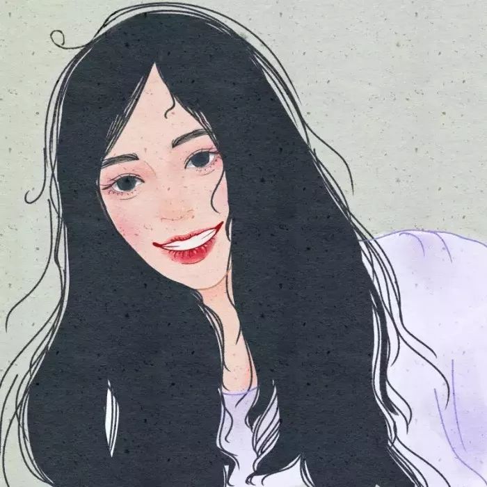 森系简约黑白手绘头像,个性原宿风手绘头像