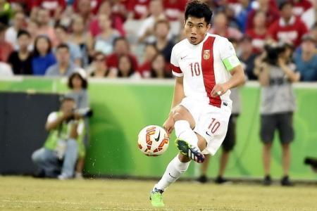 中国足球郑智化,足球中国队旗帜