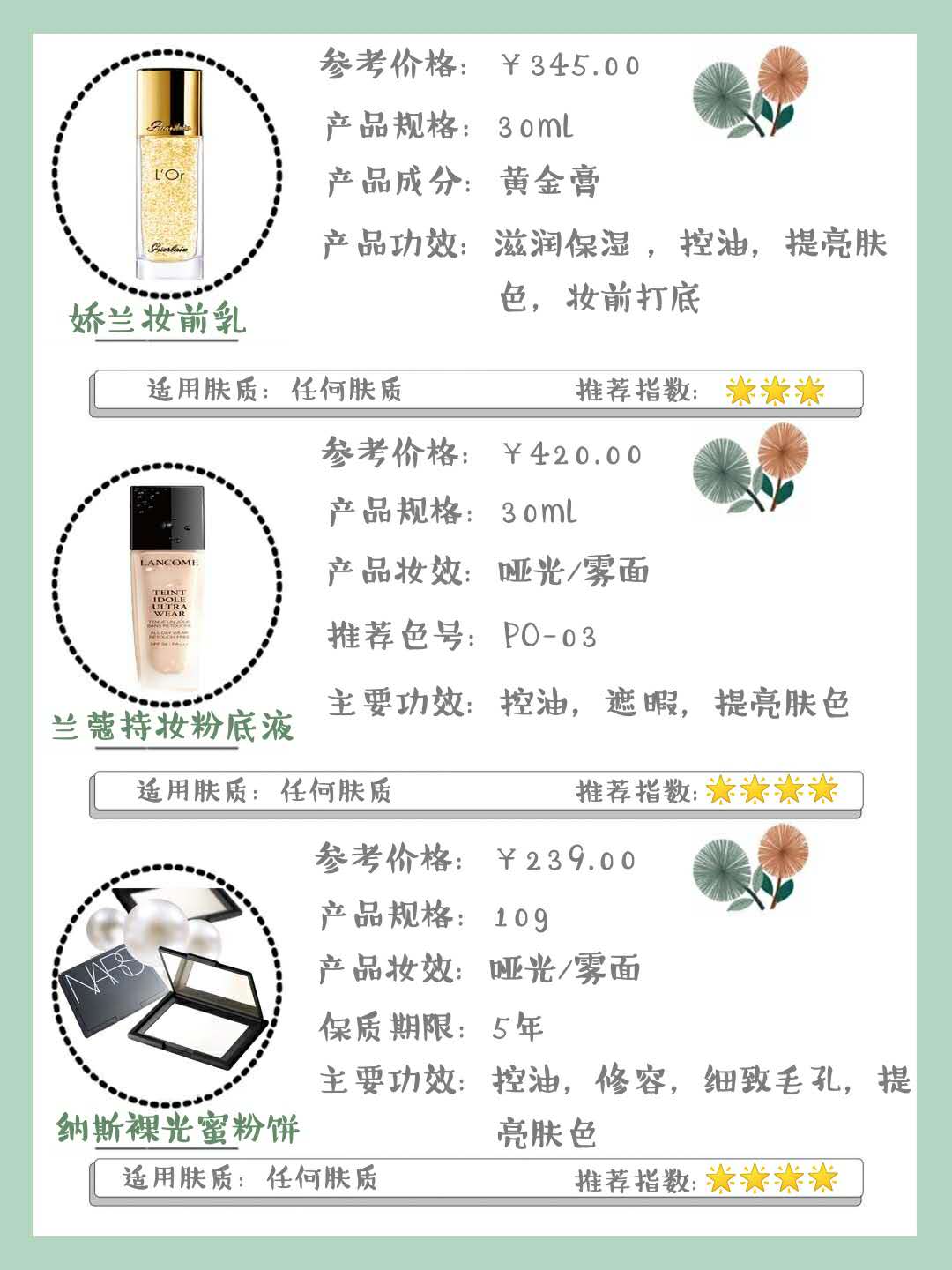 夏日底妆定妆大法,定妆持妆第一名平价