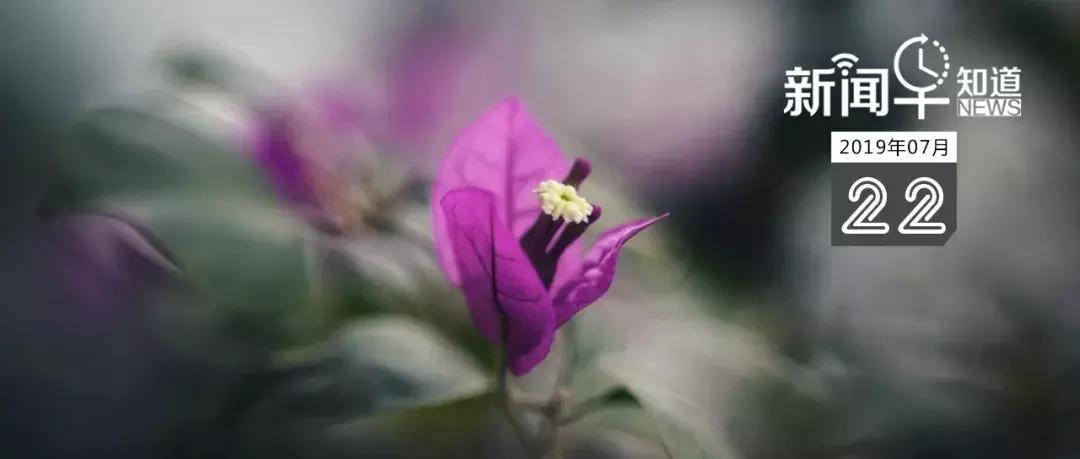 江苏省省管领导干部任职前公示；三星“败走”中国，将关闭国内最后一家手机工厂｜2019.7.22新闻早知道