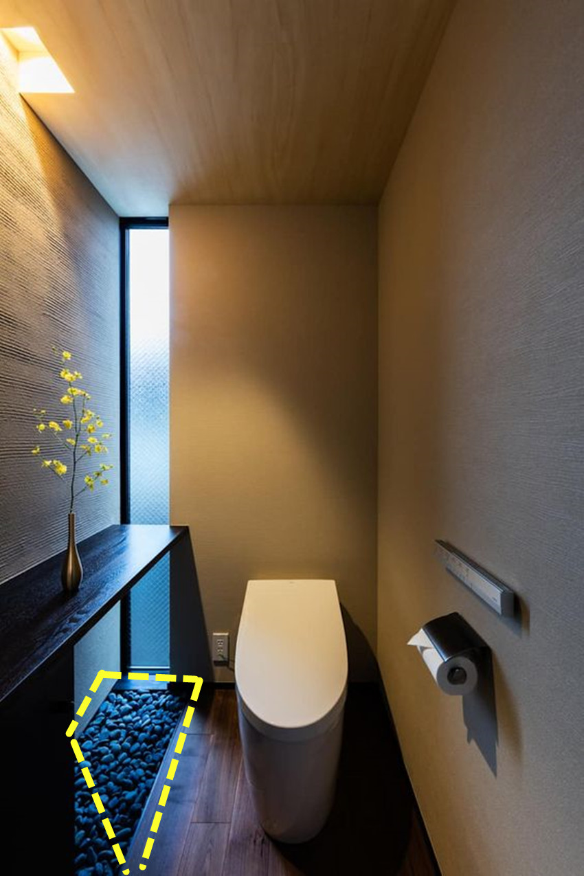 日本卫生间马桶布局,日式马桶上面有洗手池