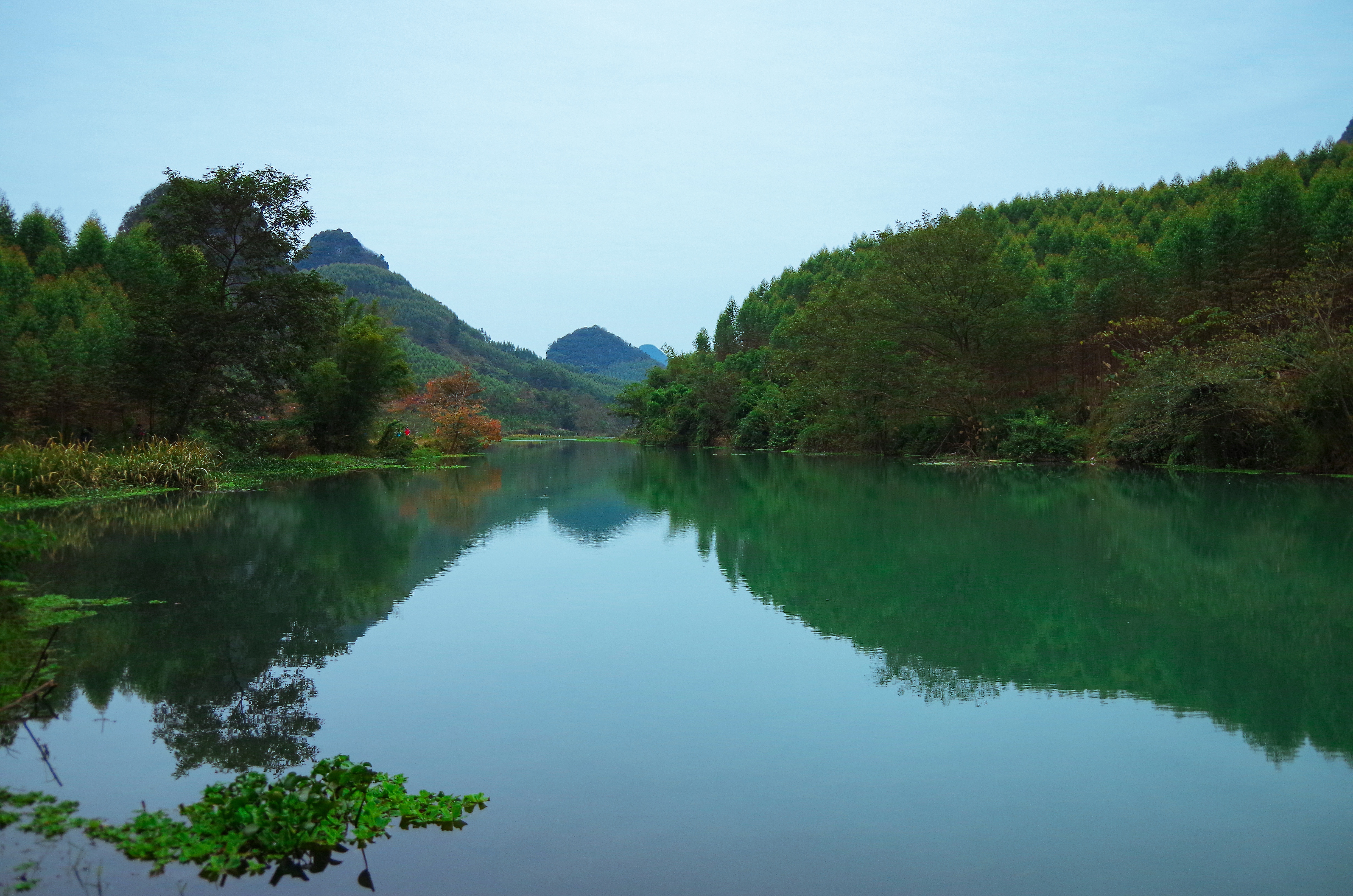 柳州鹿鸣山小七孔,柳州自驾小七孔旅游攻略