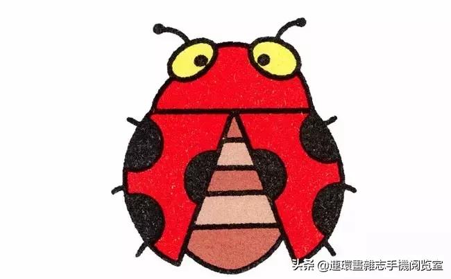 可爱的小昆虫简笔画,我认识的昆虫简笔画