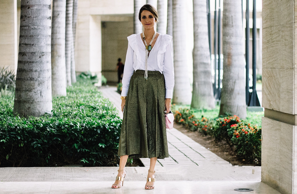 萝卜腿该如何穿裙子,萝卜腿的女生夏天怎么穿裙子