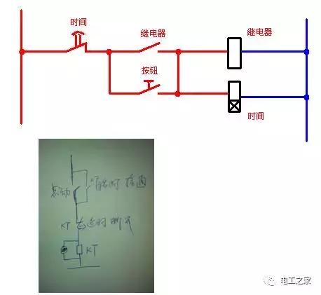 接触器点动正反转控制电路图,交流接触器控制不间断电路
