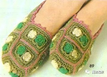 钩针人字拖鞋大全图解,钩针钩拖鞋全部教程