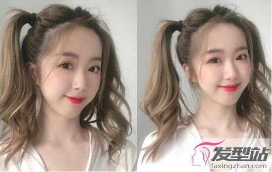 长发怎么扎简单又仙女20岁,长发怎么扎长发带卡子好看