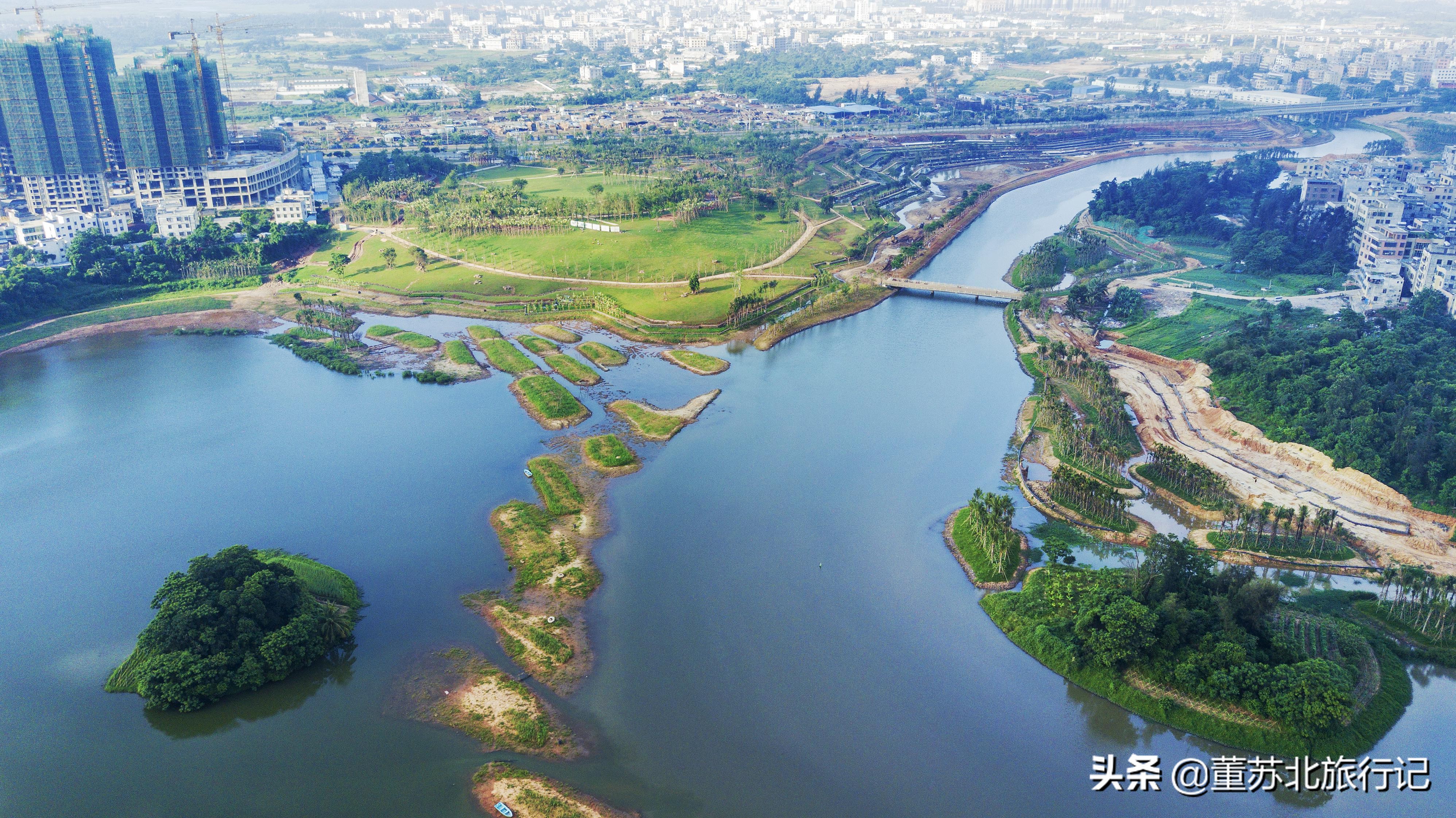 城市简介对比,海口城市航拍