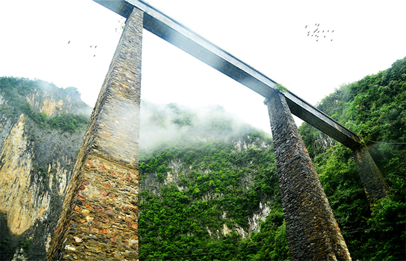 十堰竹山文峰乡桃家坪美景,湖北十堰美景图片