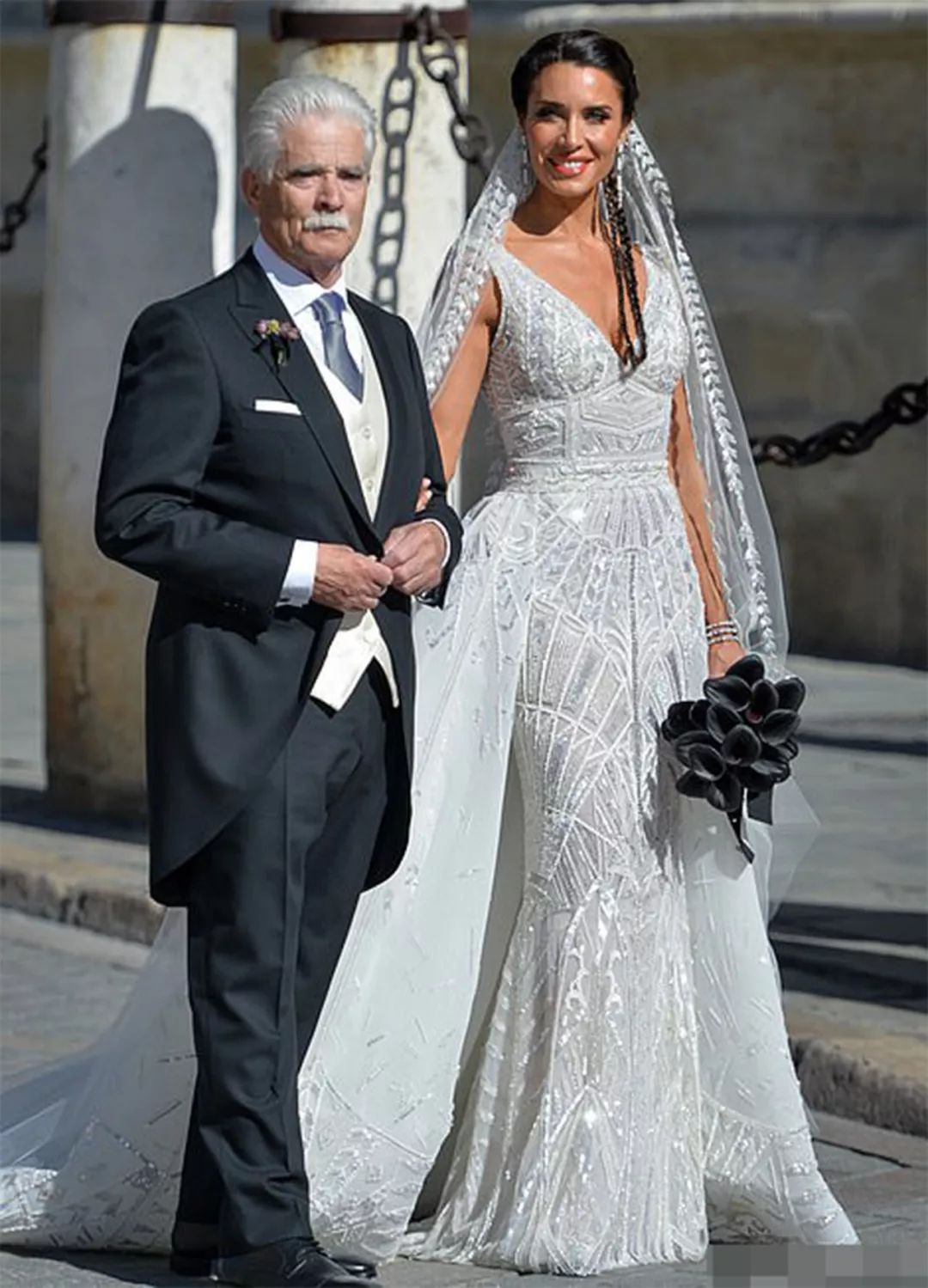 贝嫂与梅根同框,贝嫂哈里梅根婚礼