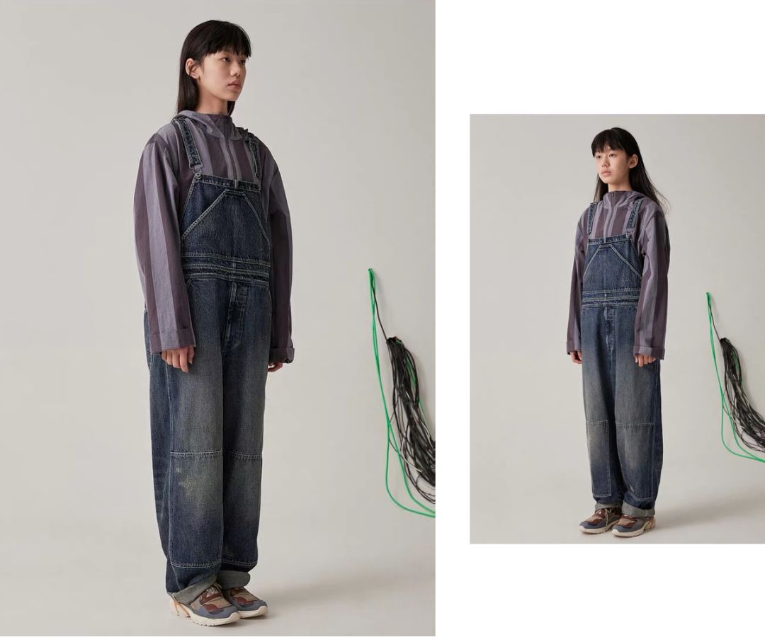 穿上背带裤，校门口保安叔叔都不拦我