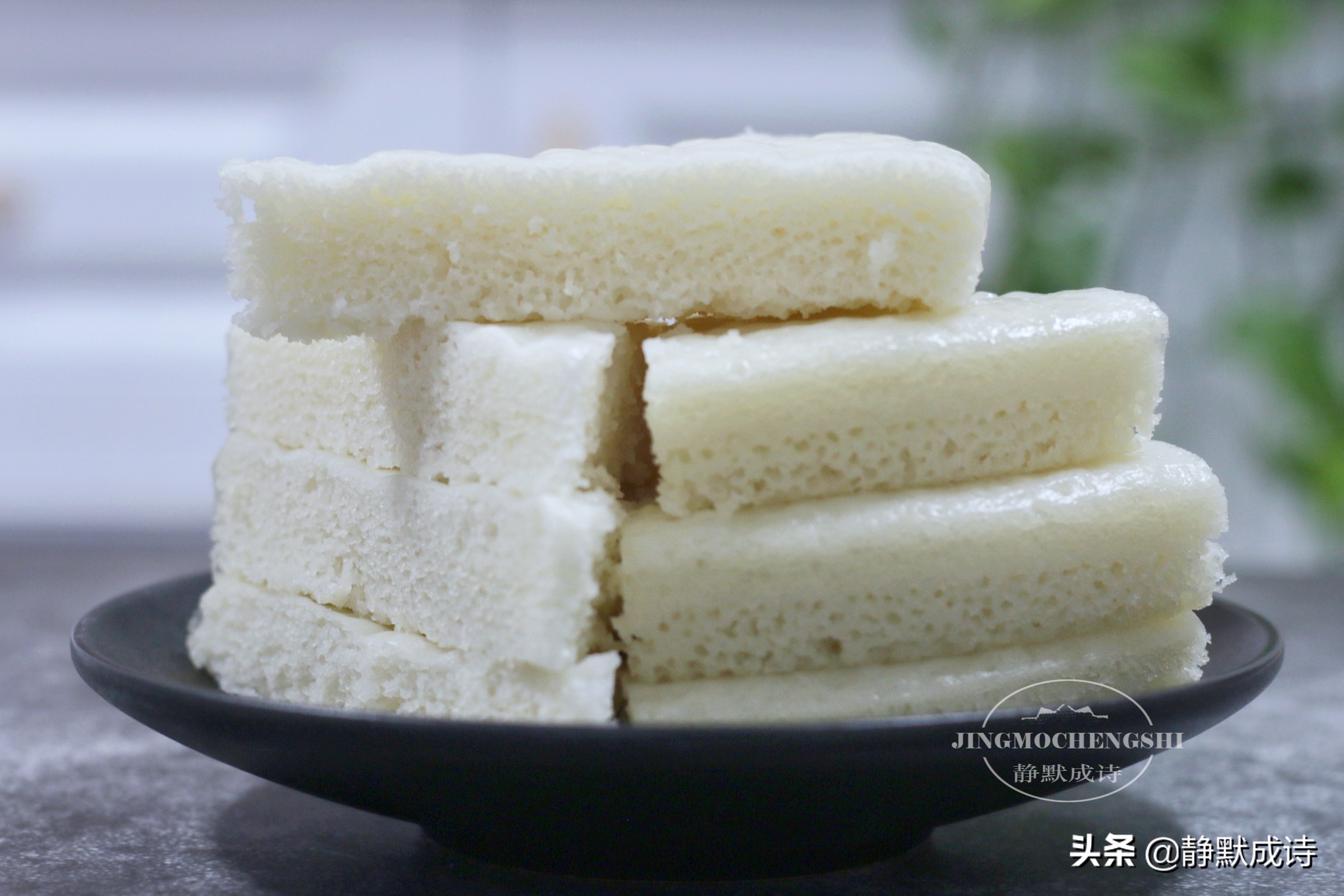 自己家做米发糕的方法,自制米发糕的做法图解