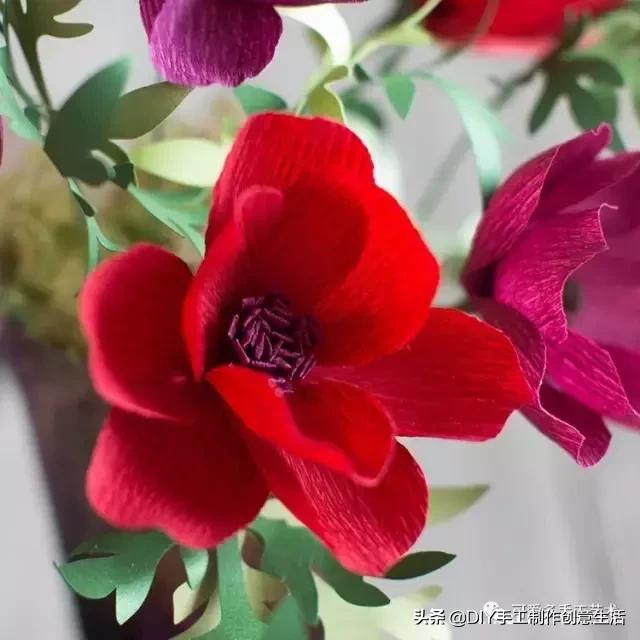 女生手工制作纸花大全,纸花制作礼物