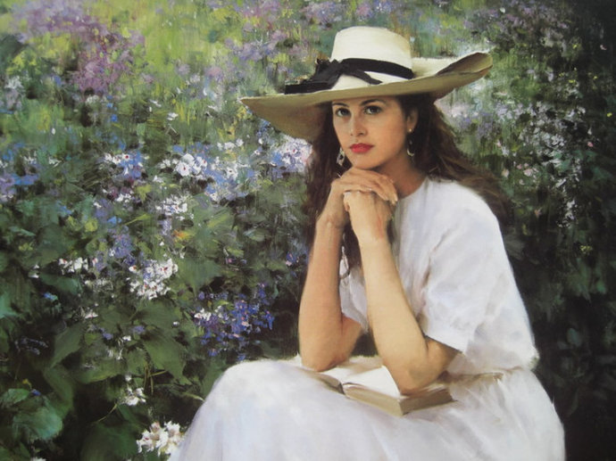 中国油画大师何岸油画欣赏,何岸油画风景写生作品