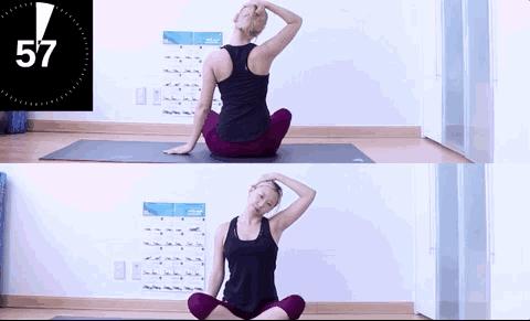 一周练成天鹅手臂和天鹅背,倪妮直角肩训练动作