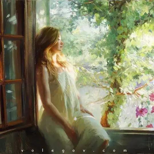 俄罗斯油画艺术人物写真,俄罗斯著名油画笔下的阳光少女