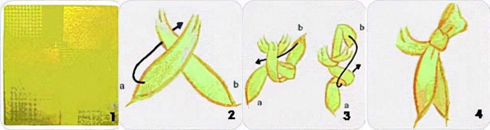 方形丝巾和丝巾扣,丝巾系法大全小方丝巾的打法