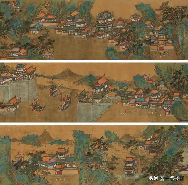 明仇英拍卖60亿的作品,明仇英桃源仙境图临摹