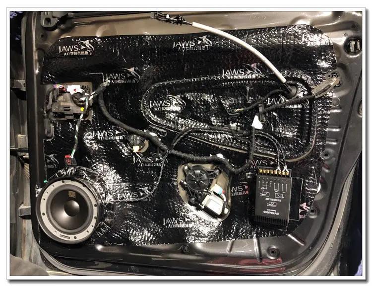 汕头汽车音响改装低音炮,大众探岳改装音响后喇叭不响