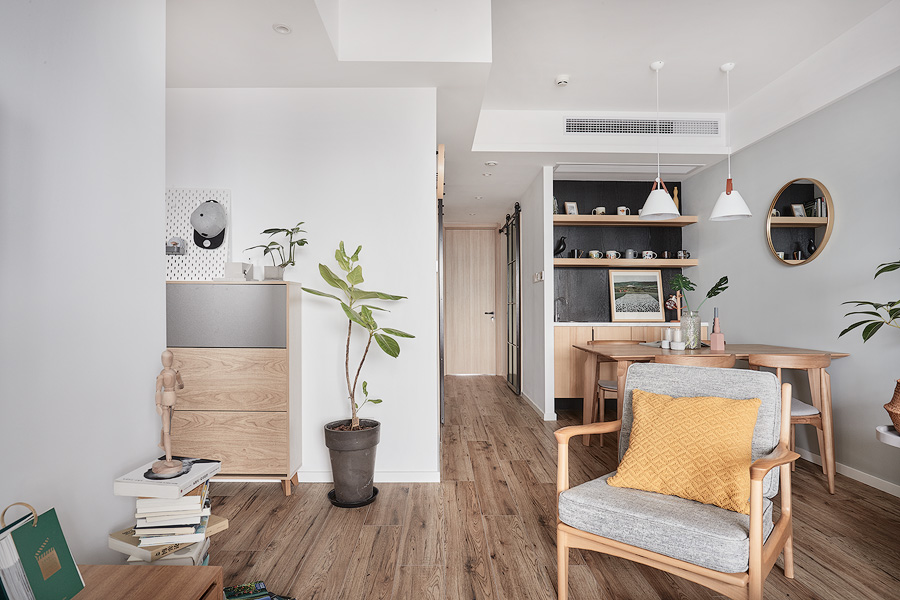 极简北欧木色风格,北欧风原木暖色系