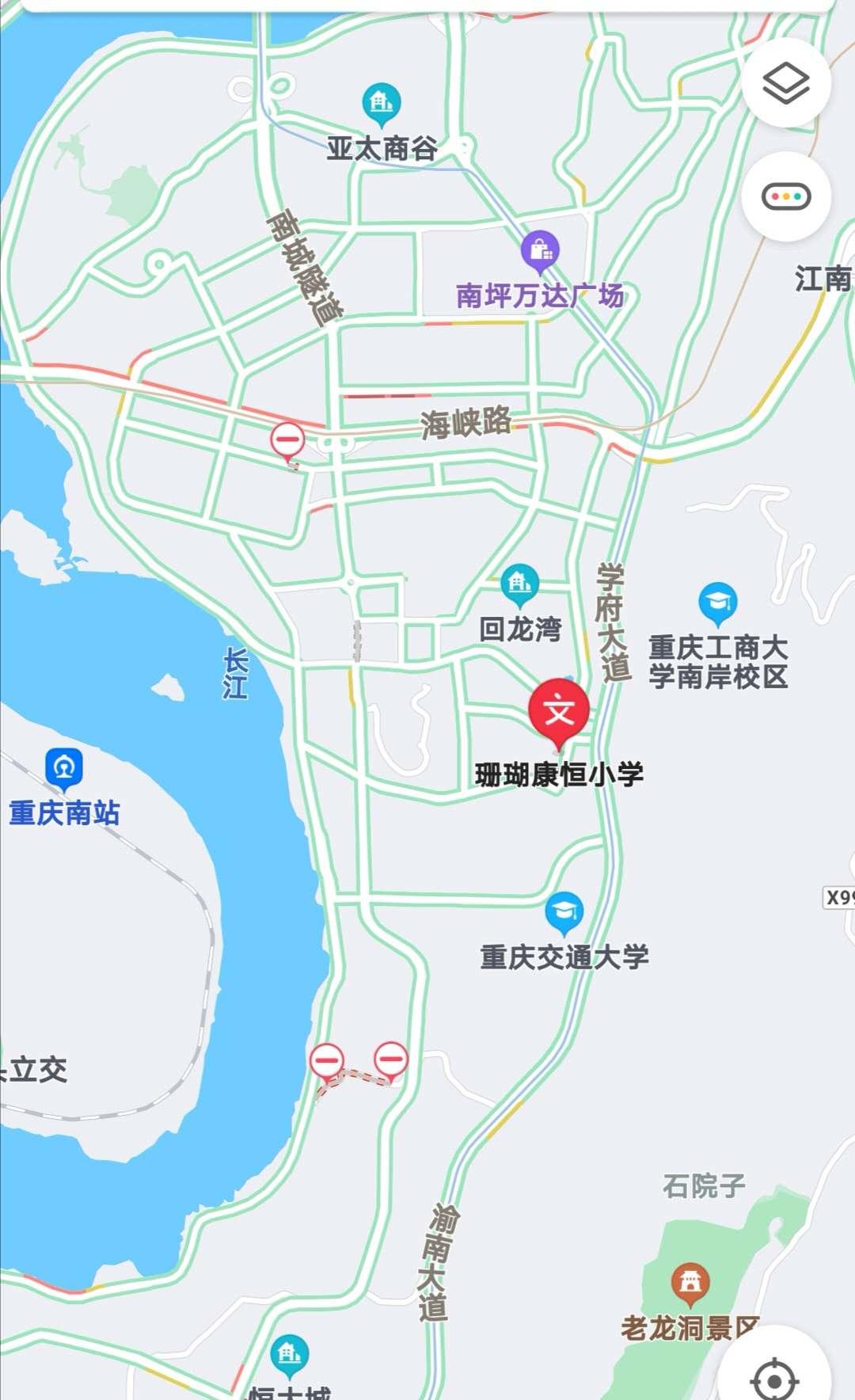 南岸区珊瑚实验小学校,南岸区珊瑚小学的片区