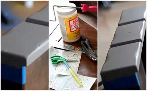 用墙纸贴旧柜子效果图 (自粘家具翻新墙纸)