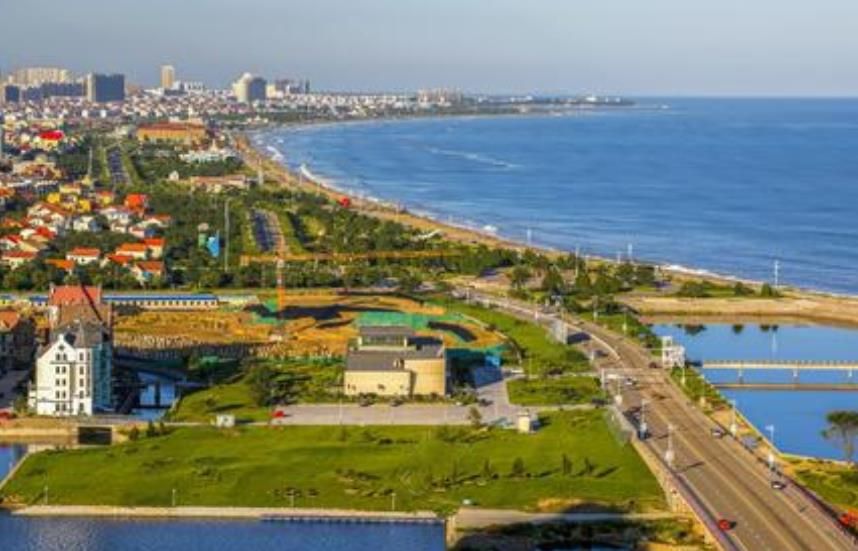 威海银滩风景,威海市乳山银滩旅游区海景