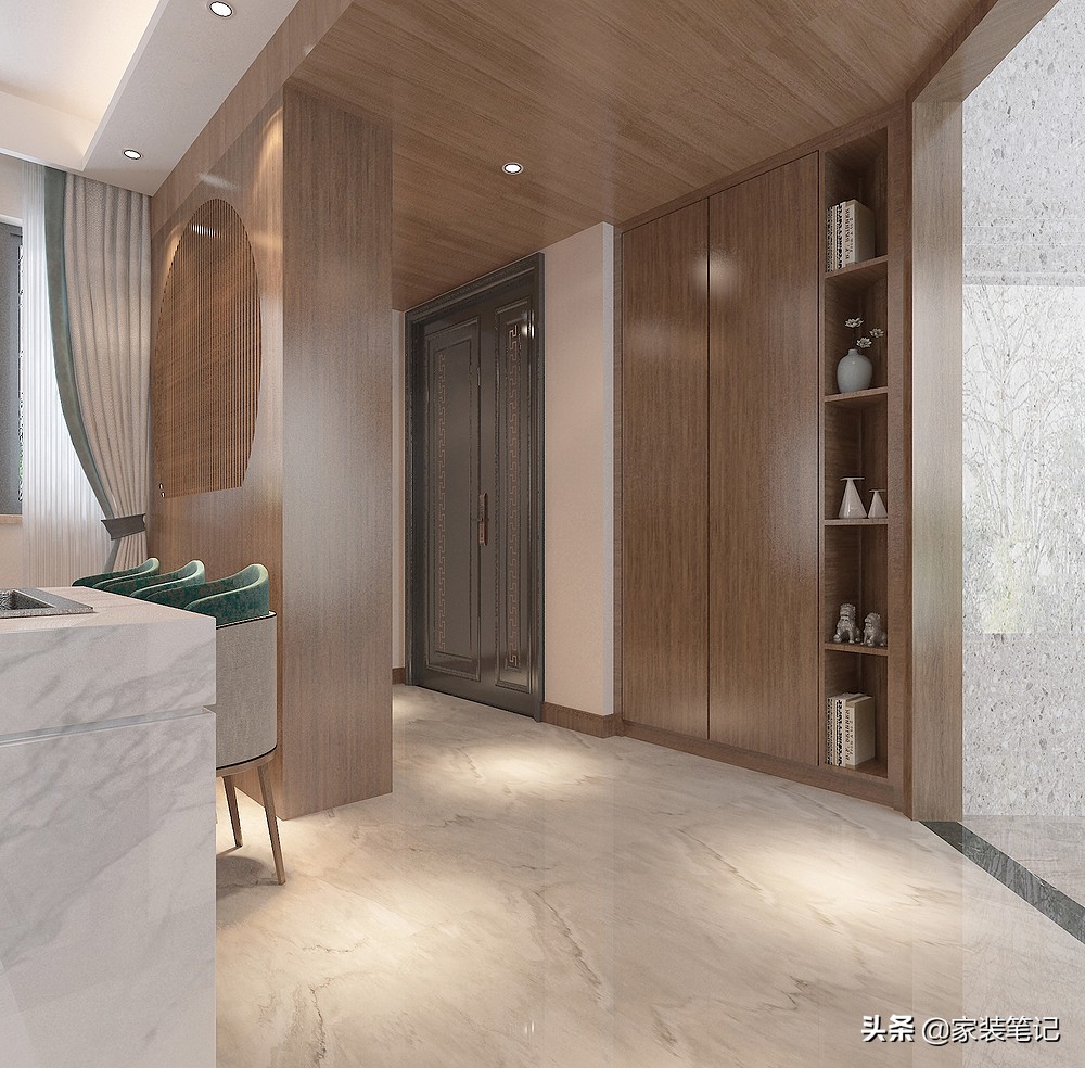 当现代简约邂逅新中式,当现代轻奢遇上新中式