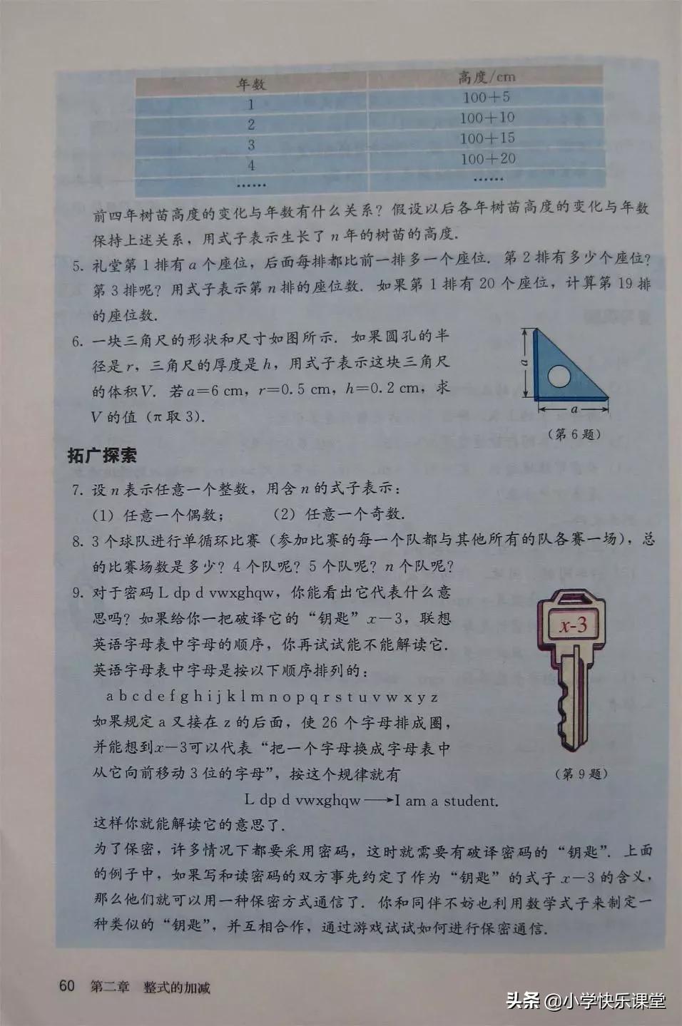 2020人教版7年级数学电子教材,2012人教版七年级数学电子课本