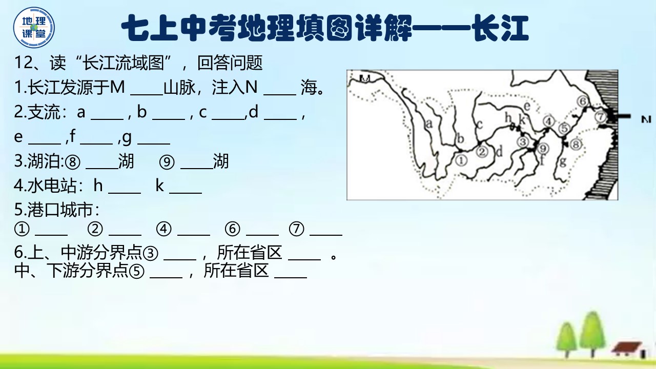 七年级下册地理填图训练,七上地理地球的运动ppt