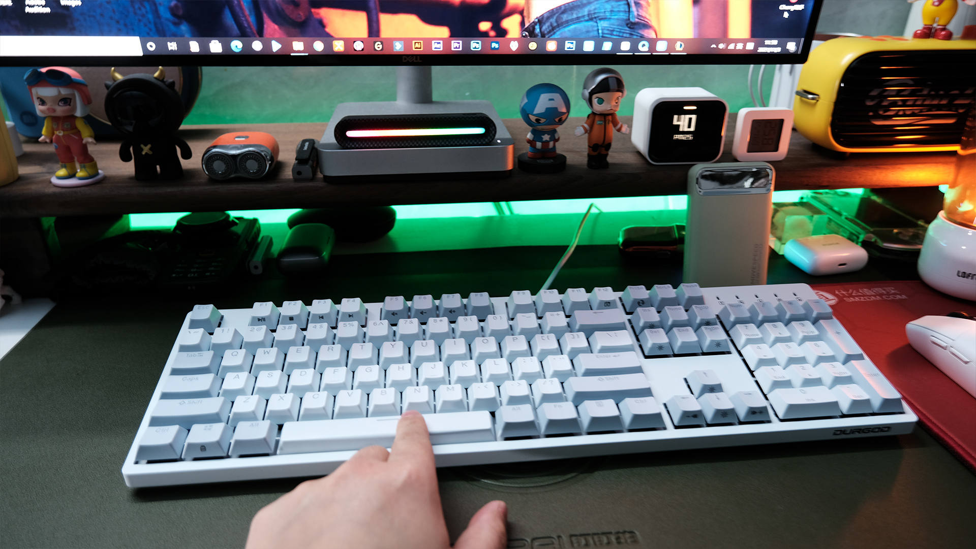 杜伽k310w机械键盘,杜伽k310键盘哪个轴好