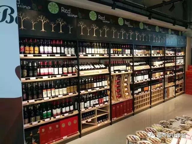 一组超市陈列图,超市肉品区陈列与摆放