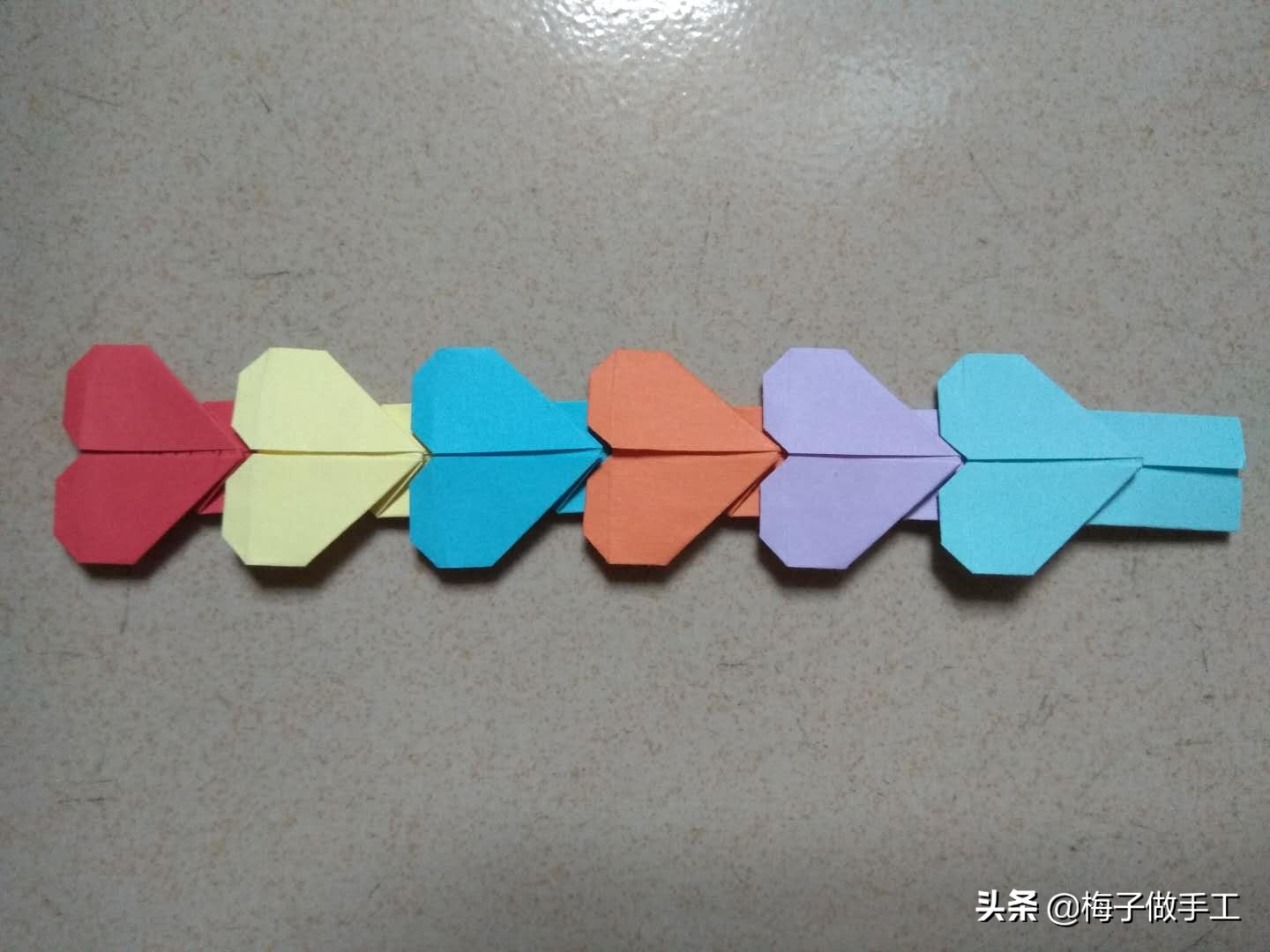 520表白折纸爱心,520表白折纸信封简单