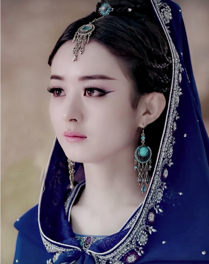 八位最惊艳的古装女子图片手绘,明星手绘壁纸古装