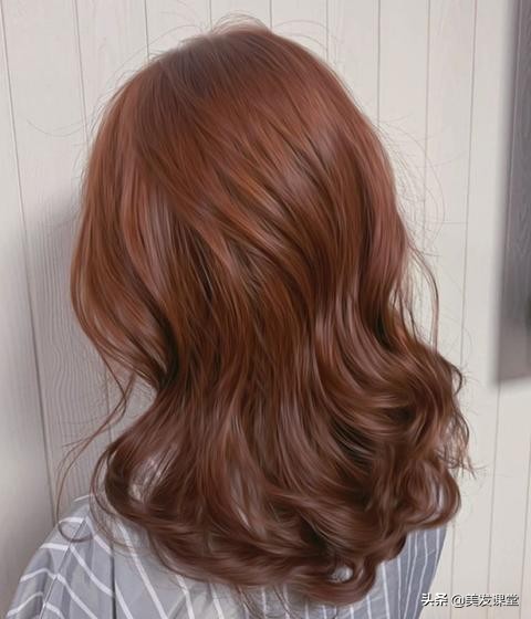 流行发色橘粉系列染发配方，掌握调配原来，染发更对版