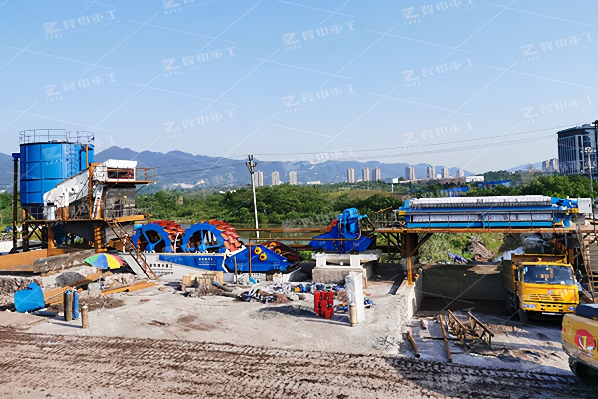 洗砂生产线需要哪些设备,最新式石粉洗砂设备