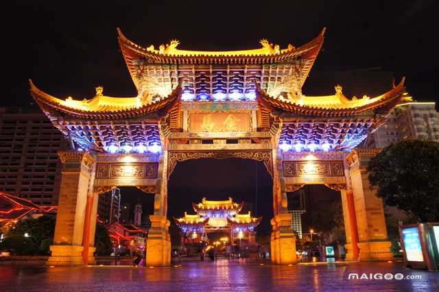 云南看夜景去哪,云南夜晚最美的景区